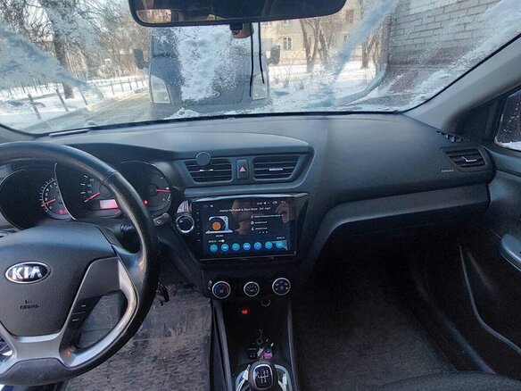 2015 Kia Rio III Рестайлинг, синий, 770000 рублей - вид 3