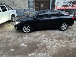 2012 Toyota Corolla X (E140, E150) Рестайлинг, чёрный, 1200000 рублей, вид 4