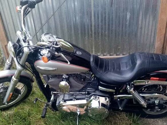 2009 Harley-Davidson Dyna Super Glide, чёрный - вид 16