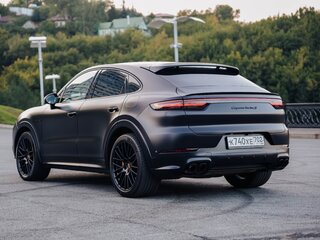 2021 Porsche Cayenne Turbo S E-Hybrid Coupé III, чёрный, 13500000 рублей, вид 4