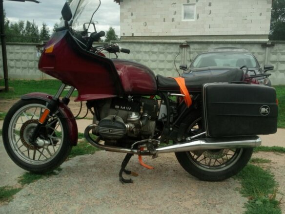 1980 BMW R 100 RT, пурпурный, 610000 рублей