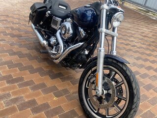 2014 Harley-Davidson Dyna Low Rider, синий, 850000 рублей, вид 1