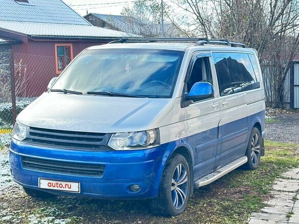 2007 Volkswagen Multivan T5, серебристый, 1550000 рублей