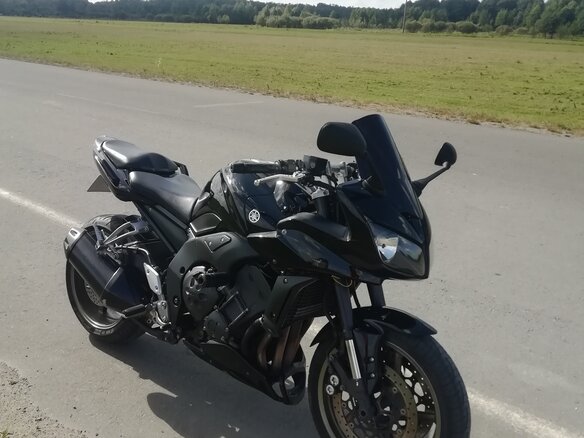 2008 Yamaha FZ1, чёрный, 380000 рублей