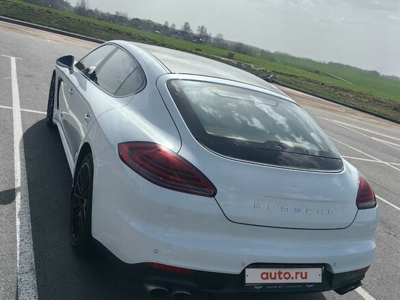 2013 Porsche Panamera 4S Executive I Рестайлинг, белый, 2926620 рублей - вид 8