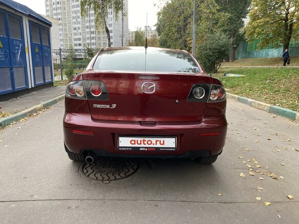 2008 Mazda 3 5-speed I (BK) Рестайлинг, пурпурный - вид 5