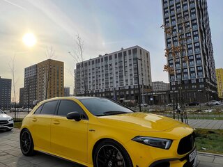 2019 Mercedes-Benz A-Класс AMG 45 AMG S II (W177), жёлтый, 4500000 рублей, вид 2