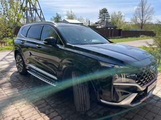 2020 Hyundai Santa Fe IV Рестайлинг, чёрный, 4000000 рублей, вид 2