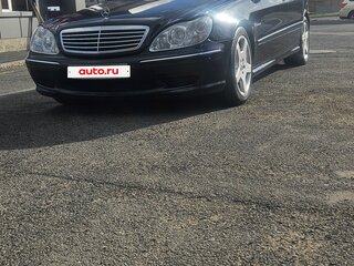 2000 Mercedes-Benz S-Класс 500 Long IV (W220), чёрный, 1050000 рублей, вид 1