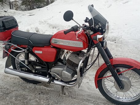 1978 Jawa 350/634, красный, 290000 рублей, вид 2