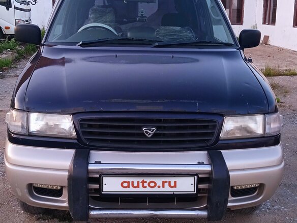 1998 Mazda MPV I (LV), синий, 490000 рублей - вид 1