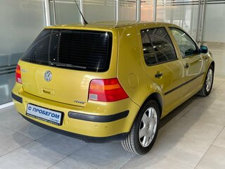 1999 Volkswagen Golf IV, жёлтый, 264000 рублей, вид 4
