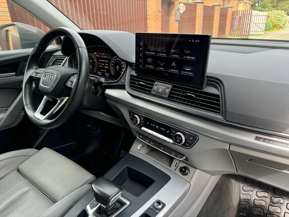 2021 Audi Q5 45 TFSI II (FY) Рестайлинг, белый - вид 22