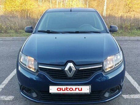 2014 Renault Logan II, синий, 550000 рублей, вид 4