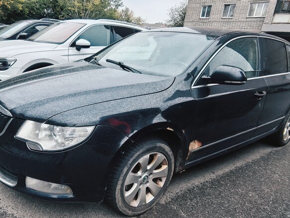 2010 Skoda Superb DSG II, чёрный, 444000 рублей