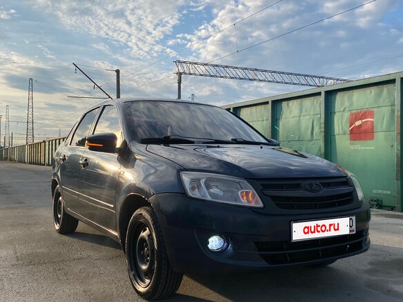 2012 Lada (ВАЗ) Granta I, синий, 300000 рублей - вид 5