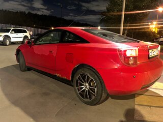 2002 Toyota Celica VII (T230) Рестайлинг, красный, 450000 рублей, вид 4