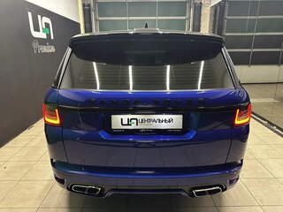 2018 Land Rover Range Rover Sport SVR II Рестайлинг, синий, 8300000 рублей, вид 5