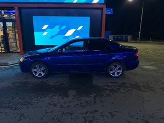 2006 Mazda 6 I (GG) Рестайлинг, синий, 490000 рублей, вид 4