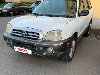 2003 Hyundai Santa Fe I, белый, 250000 рублей, вид 1