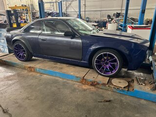 1996 Nissan Silvia VI (S14), синий, 1690000 рублей, вид 3