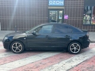 2007 Mazda 3 I (BK) Рестайлинг, чёрный - вид 5