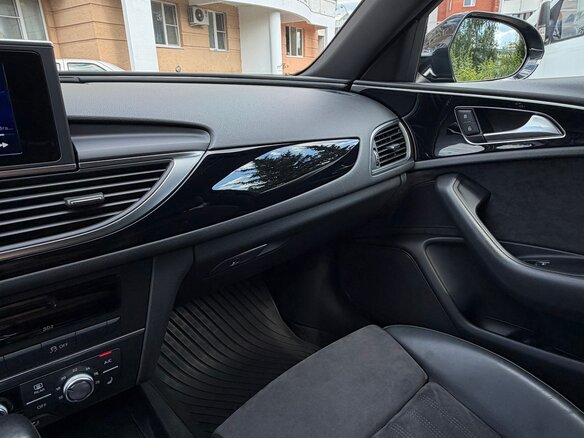 2015 Audi A6 IV (C7) Рестайлинг, чёрный, 2180000 рублей - вид 6