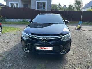 2017 Toyota Camry VII (XV50) Рестайлинг, чёрный, 2700000 рублей, вид 2