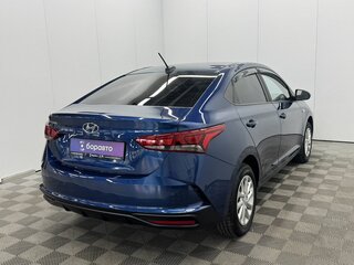 2021 Hyundai Solaris II Рестайлинг, синий, 1580000 рублей, вид 5