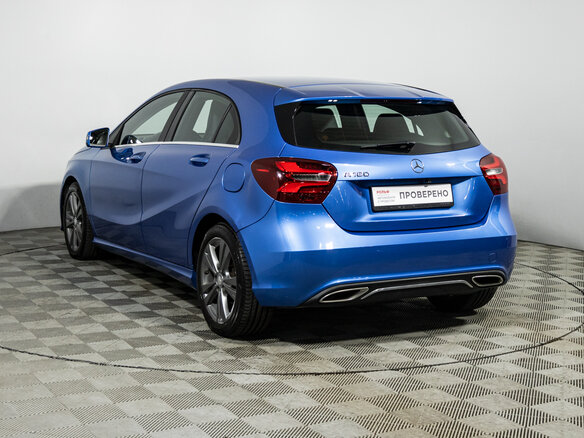 2016 Mercedes-Benz A-Класс 180 III (W176) Рестайлинг, голубой - вид 6