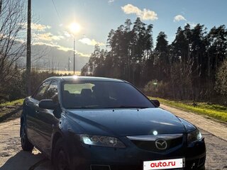 2007 Mazda 6 I (GG) Рестайлинг, синий, 410000 рублей, вид 4