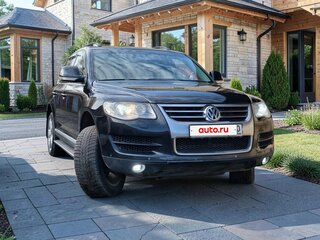 2007 Volkswagen Touareg I Рестайлинг, чёрный, 1150000 рублей, вид 1