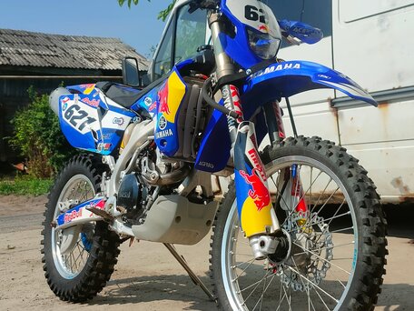 2008 Yamaha WR450F, синий, 350000 рублей, вид 1