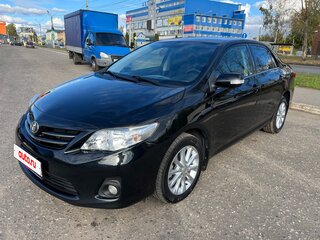 2012 Toyota Corolla X (E140, E150) Рестайлинг, чёрный, 1220000 рублей, вид 1
