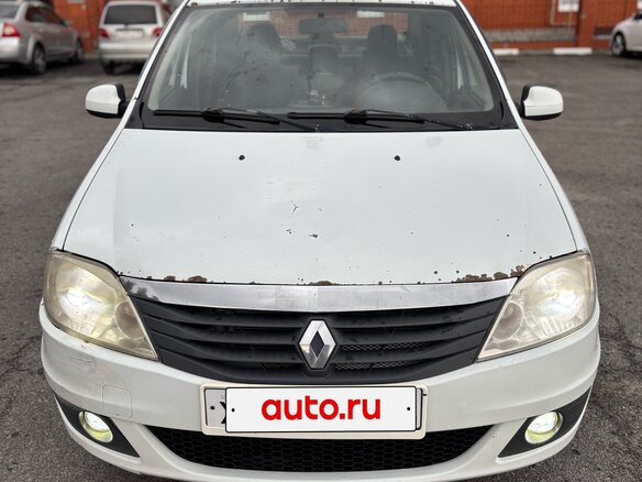 2013 Renault Logan I Рестайлинг, белый, 280000 рублей