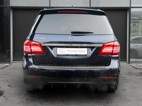 2016 Mercedes-Benz GLS 400 I (X166), синий, 3675000 рублей - вид 4