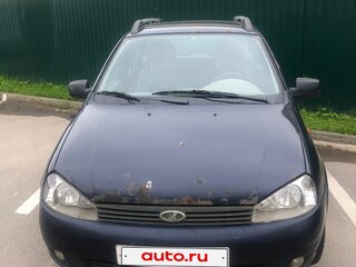 2009 Lada (ВАЗ) Kalina I, синий, 90000 рублей, вид 2
