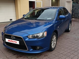 2011 Mitsubishi Lancer X Рестайлинг, синий, 850000 рублей, вид 2
