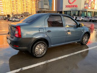 2011 Renault Logan I Рестайлинг, синий, 350000 рублей, вид 3