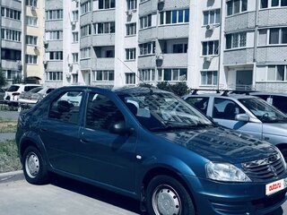 2012 Renault Logan I Рестайлинг, синий, 600000 рублей, вид 2