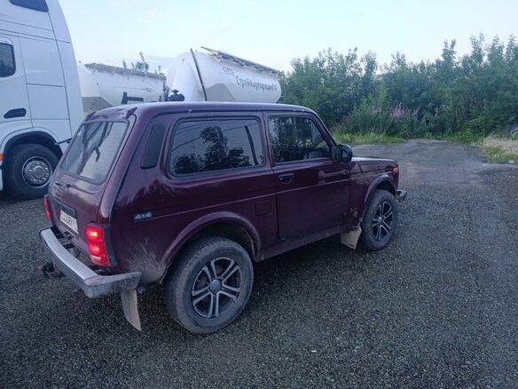 2002 Lada (ВАЗ) 2121 (4x4) I Рестайлинг, пурпурный, 300000 рублей - вид 2