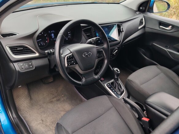 2017 Hyundai Solaris II, синий - вид 6