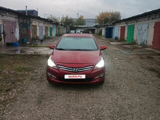 2015 Hyundai Solaris I Рестайлинг, красный, 530000 рублей, вид 1