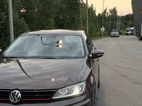 2015 Volkswagen Jetta VI Рестайлинг, коричневый - вид 6