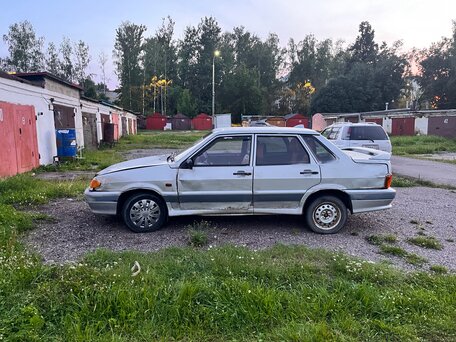 2004 Lada (ВАЗ) 2115, серебристый, 70000 рублей, вид 3