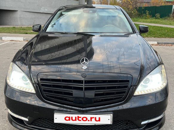 2012 Mercedes-Benz S-Класс 350 Long V (W221) Рестайлинг, чёрный, 2000000 рублей - вид 1