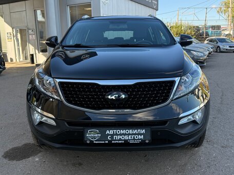2014 Kia Sportage III Рестайлинг, чёрный, 1490000 рублей, вид 3
