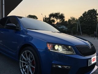 2014 Skoda Octavia RS III, синий, 1800000 рублей, вид 3