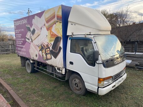 1996 Isuzu Elf (N-series), белый, 1450000 рублей, вид 2