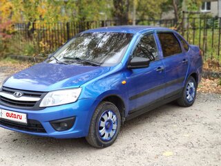 2015 Lada (ВАЗ) Granta I, синий, 500000 рублей, вид 2